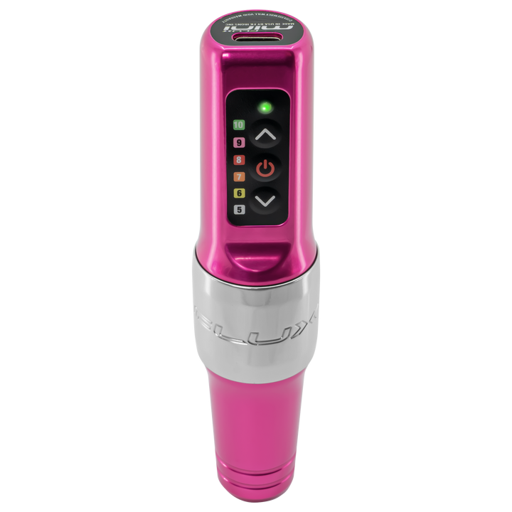 Microbeau Flux Mini Permanent Makeup Machine with 2 Battery Packs- 2.5mm - Ultimate Tattoo Supply