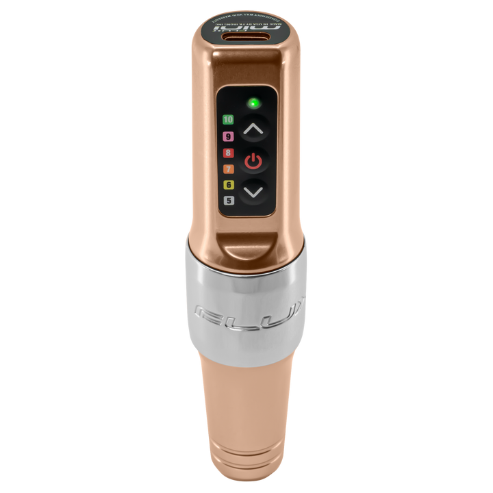 Microbeau Flux Mini Permanent Makeup Machine with 2 Battery Packs- 2.5mm - Ultimate Tattoo Supply