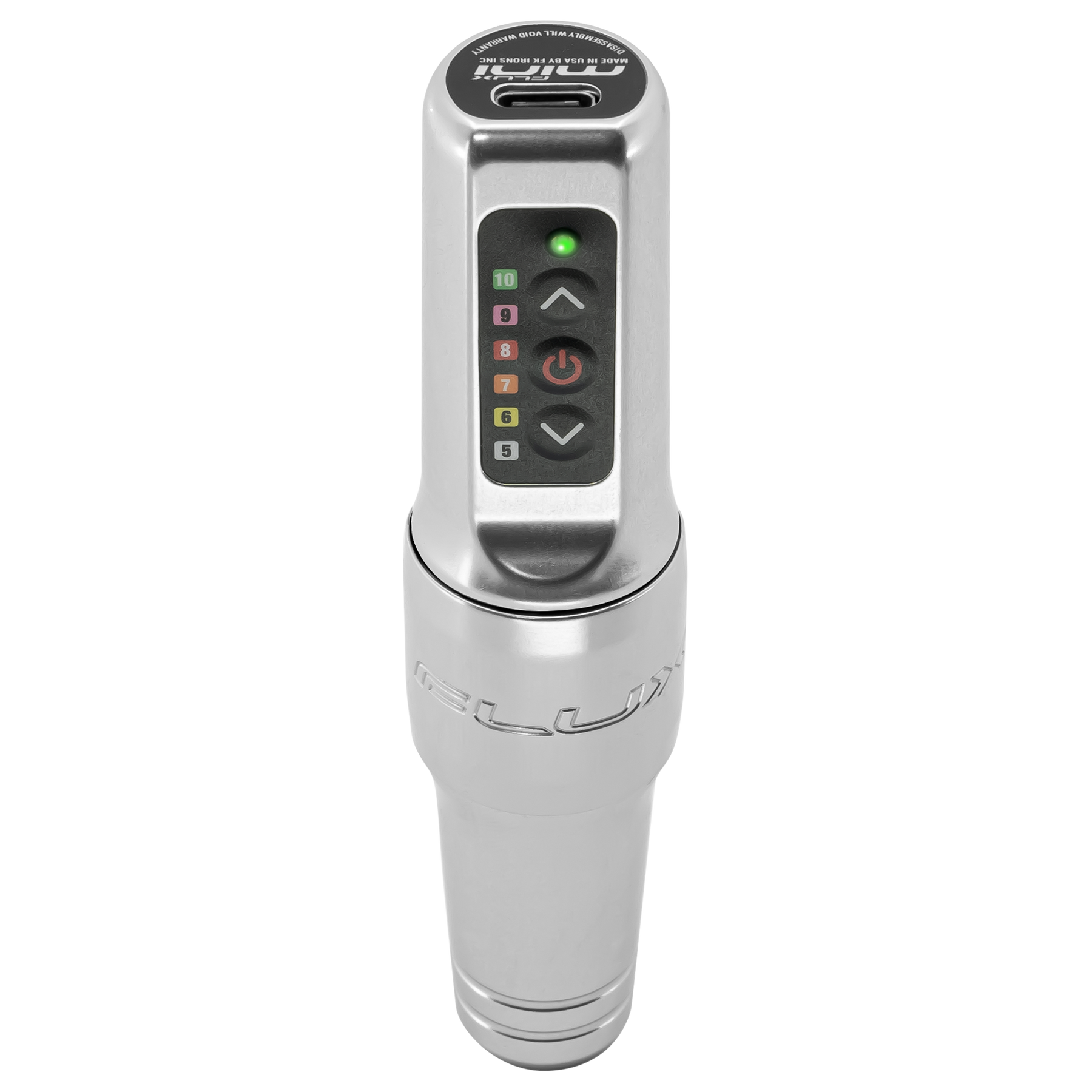 Microbeau Flux Mini Permanent Makeup Machine with 2 Battery Packs- 2.5mm - Ultimate Tattoo Supply