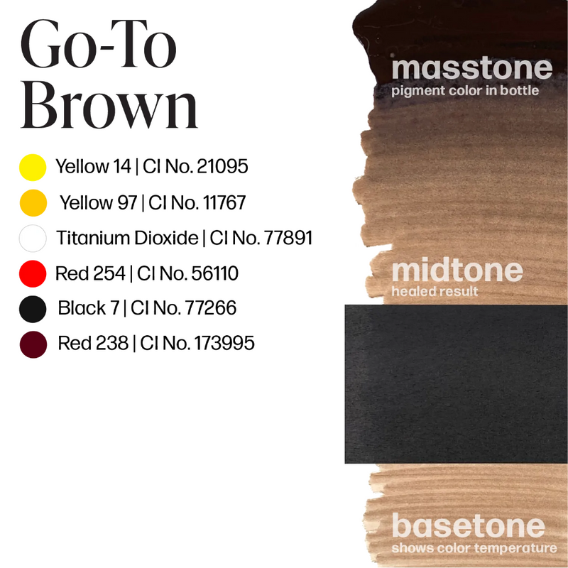 Perma Blend — Go-To Brown - Ultimate Tattoo Supply