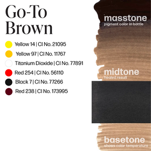 Perma Blend — Go-To Brown - Ultimate Tattoo Supply