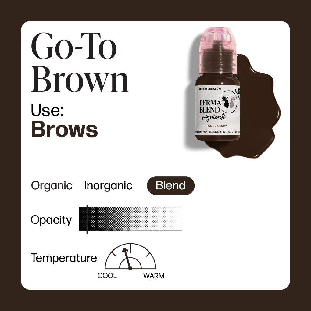 Perma Blend — Go-To Brown - Ultimate Tattoo Supply
