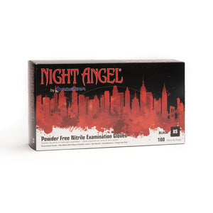 Adenna Night Angel - Black Nitrile Exam Gloves - Ultimate Tattoo Supply