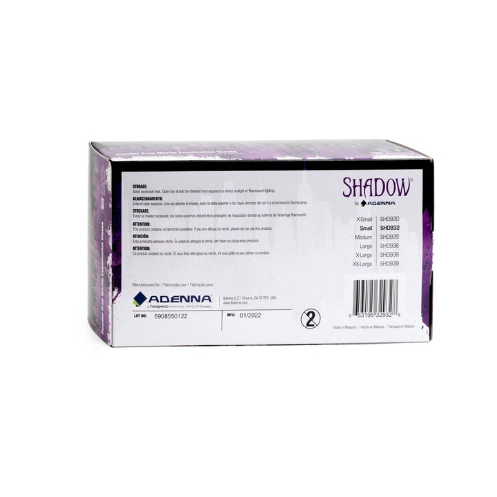 Adenna Shadow - Black Nitrile Exam Gloves - Ultimate Tattoo Supply