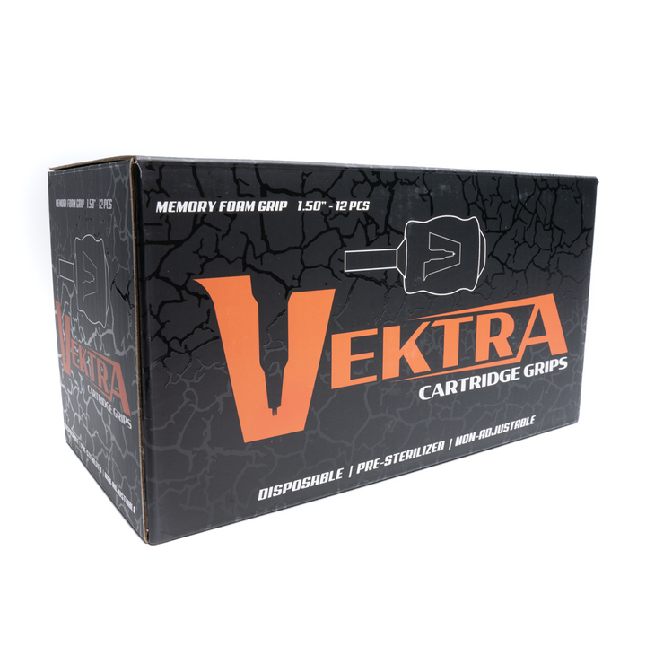 Vektra Disposable Foam Cartridge Grip - 1.5" - Ultimate Tattoo Supply