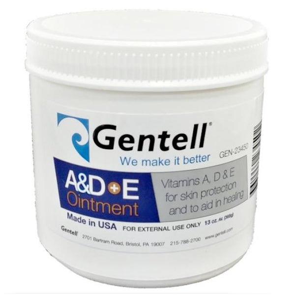 Gentell A&D + E Ointment – 13oz Jar
