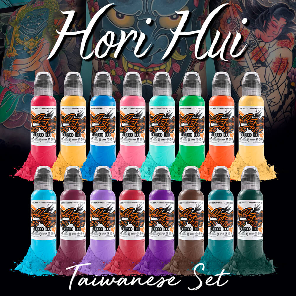 Hori Hui Taiwanese Ink Set - Ultimate Tattoo Supply