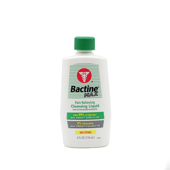 Bactine MAX First Aid Liquid - 4oz. Squeeze Bottle - Ultimate Tattoo Supply