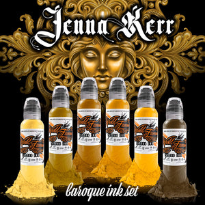 Jenna Kerr's Baroque Color Set - Ultimate Tattoo Supply