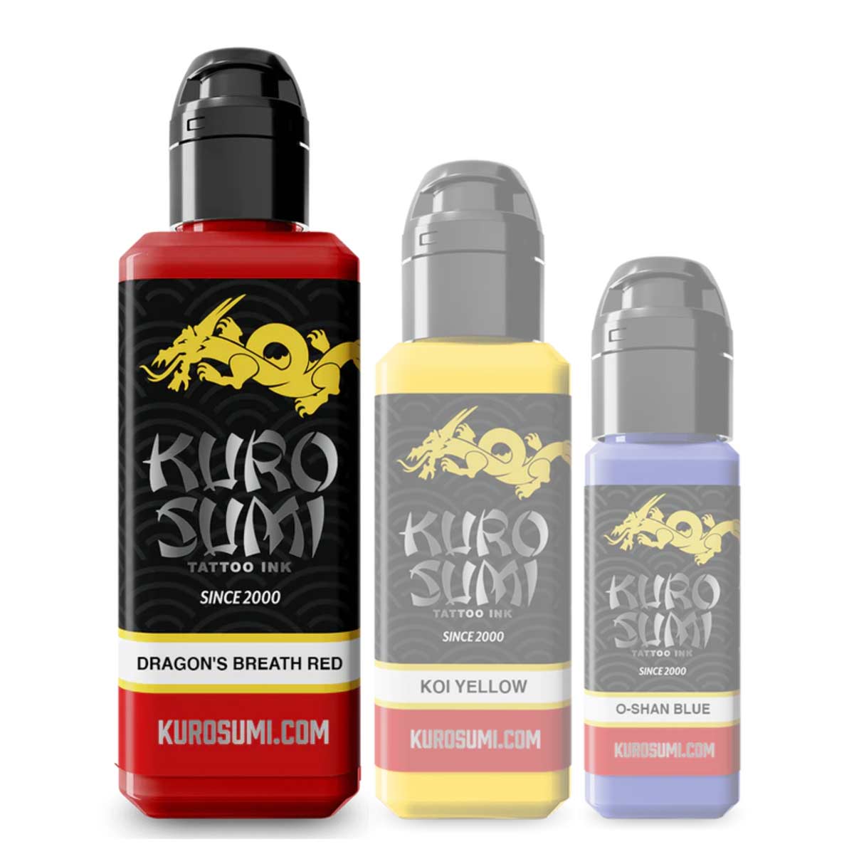 Kuro Sumi Tattoo Ink — 3oz Bottle — Pick Color - Ultimate Tattoo Supply