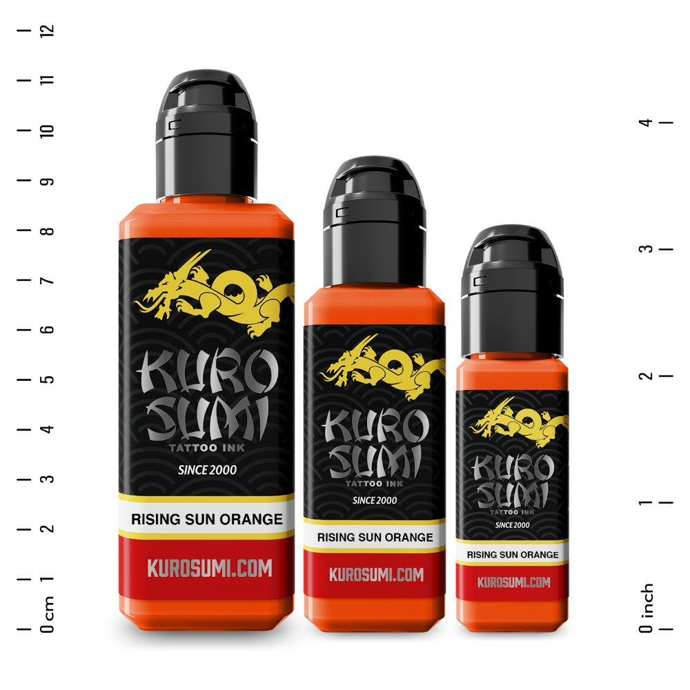 Kuro Sumi Rising Sun Orange