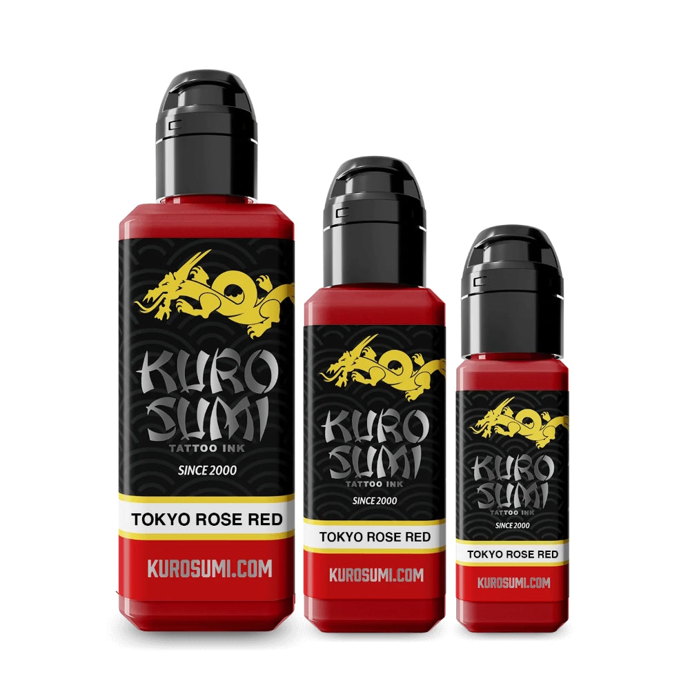 Kuro Sumi Tokyo Rose Red - Ultimate Tattoo Supply