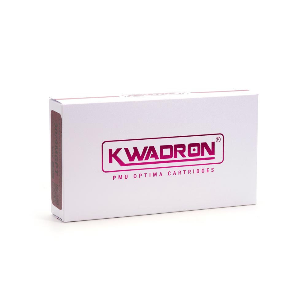 Kwadron Optima PMU Cartridge - 1 Round Liner (Textured) 0.40mm Point Taper (40/1RLPT-T-OPT) - Ultimate Tattoo Supply