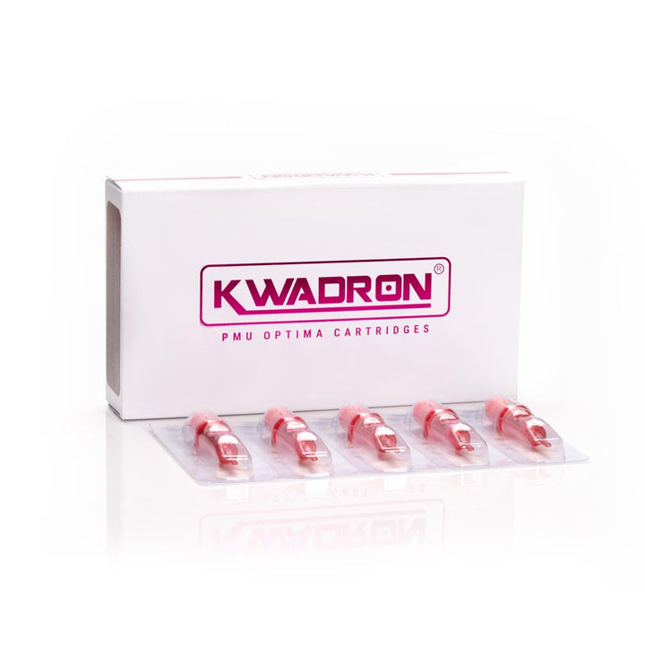 Kwadron Optima PMU Cartridge - 7 Round Liner 0.30mm Long Taper (30/7RLLT-OPT) - Ultimate Tattoo Supply