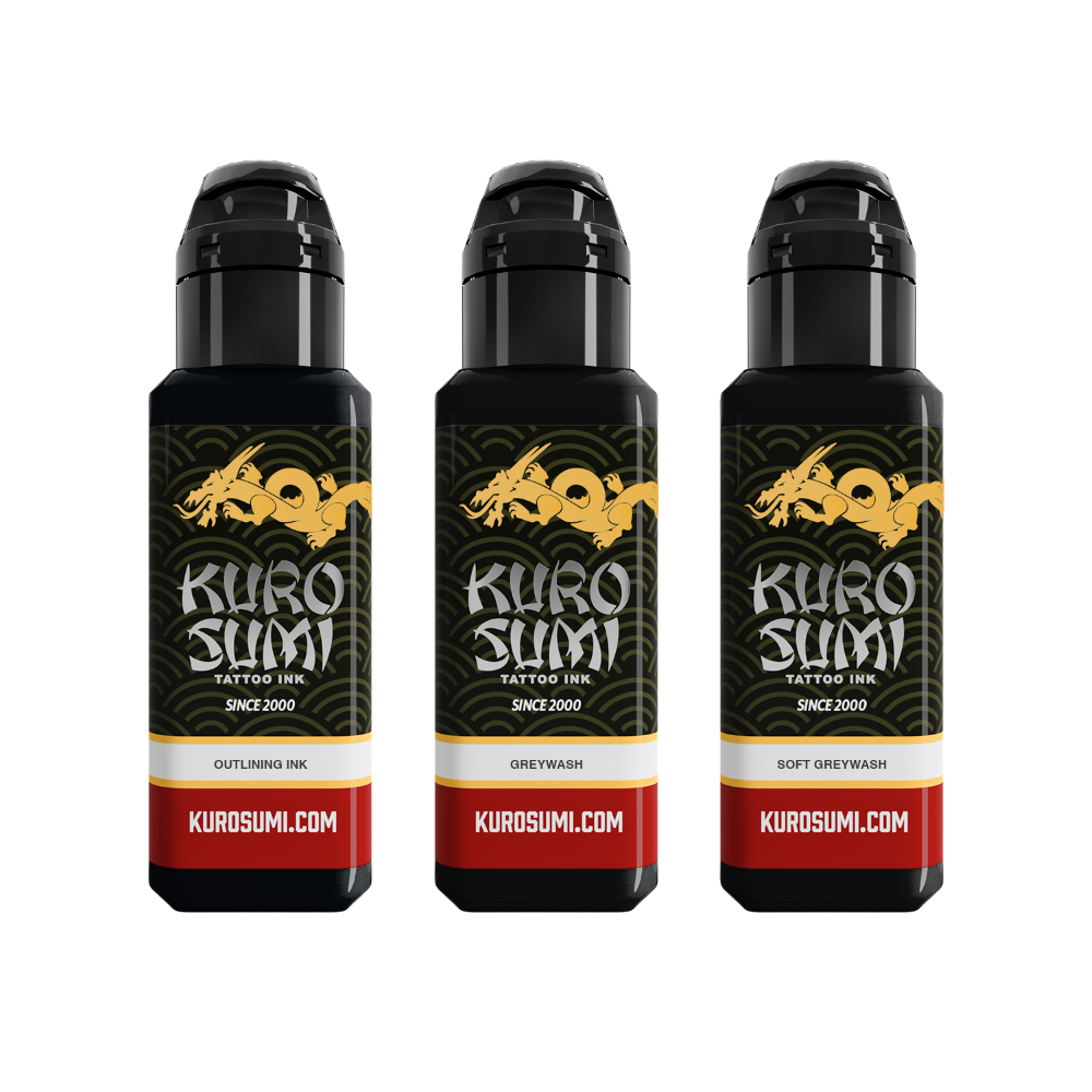 Kuro Sumi Black Outlining Ink - 12oz Bottle -82410