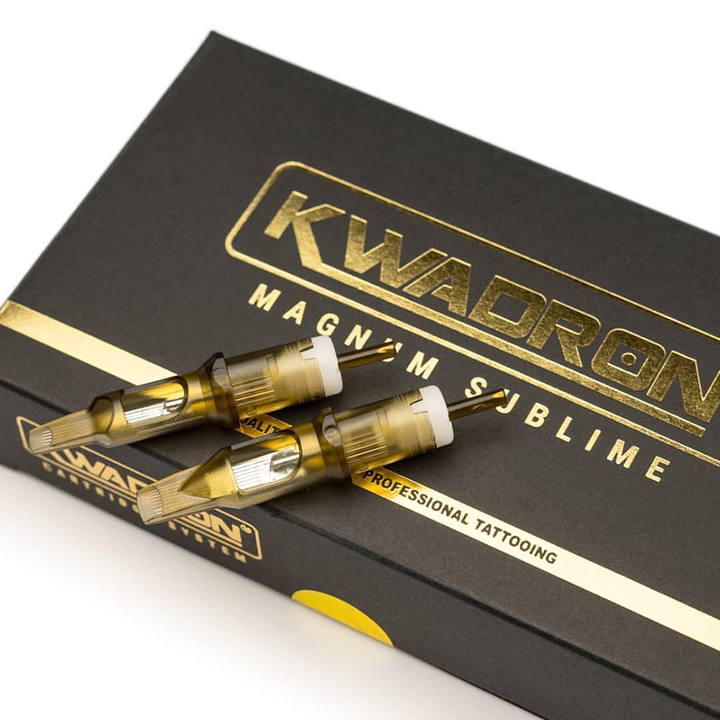 Kwadron Cartridge - SUBLIME Bugpin Curved Mag Shaders #8 Long Taper - Ultimate Tattoo Supply