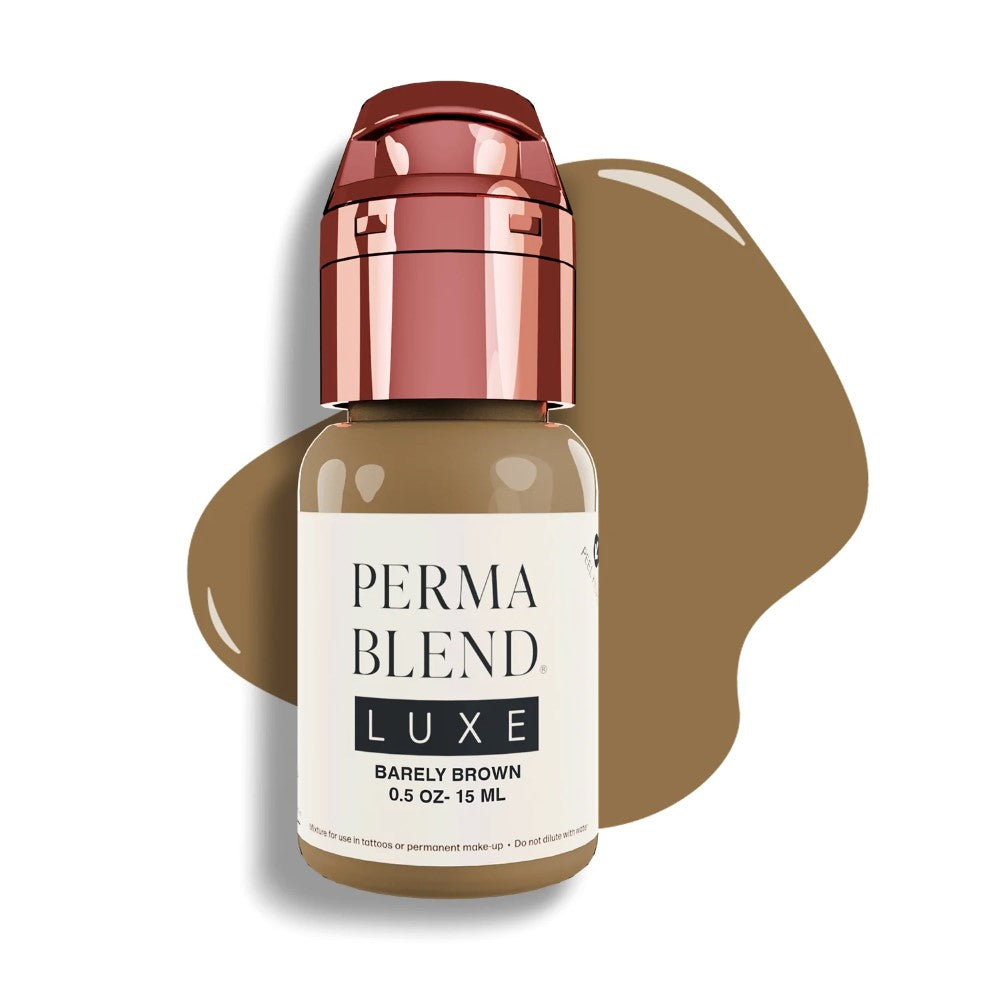 Luxe Barely Brown — Luxe Perma Blend — 1/2oz Bottle - Ultimate Tattoo Supply