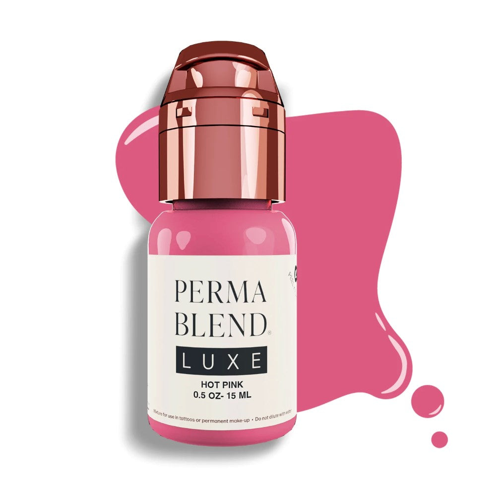 Luxe Hot Pink — Luxe Perma Blend — 1/2oz Bottle - Ultimate Tattoo Supply