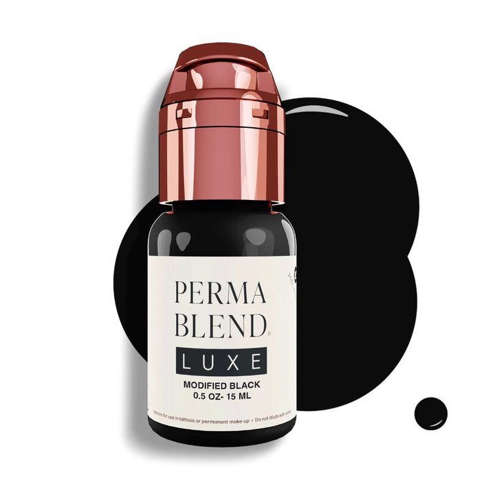 Luxe Modified Black — Luxe Perma Blend — 1/2oz Bottle - Ultimate Tattoo Supply