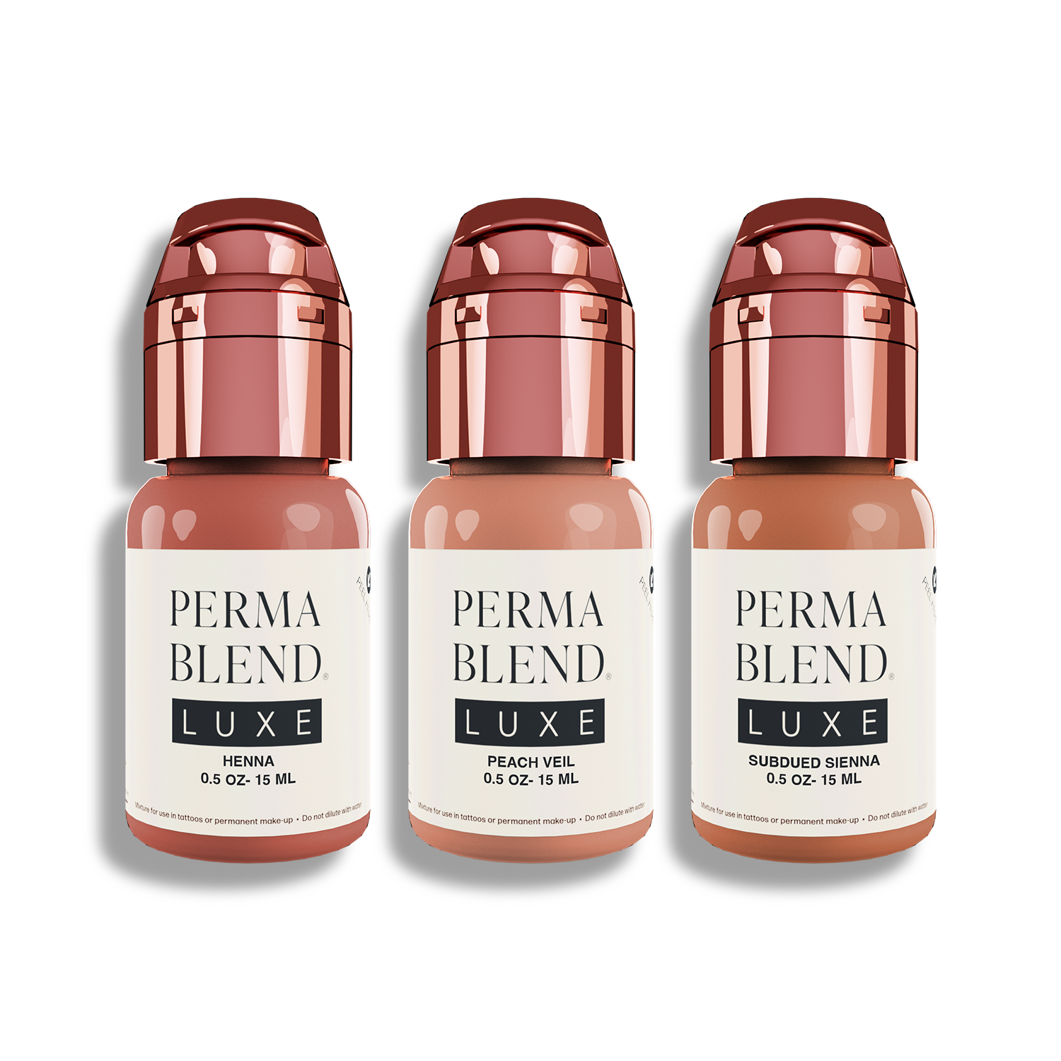 Nude Lip Mini Set — Perma Blend Luxe — 3 1/2oz Bottles - Ultimate Tattoo Supply