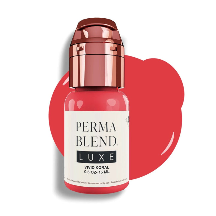 Luxe Vivid Koral — Luxe Perma Blend — 1/2oz Bottle - Ultimate Tattoo Supply