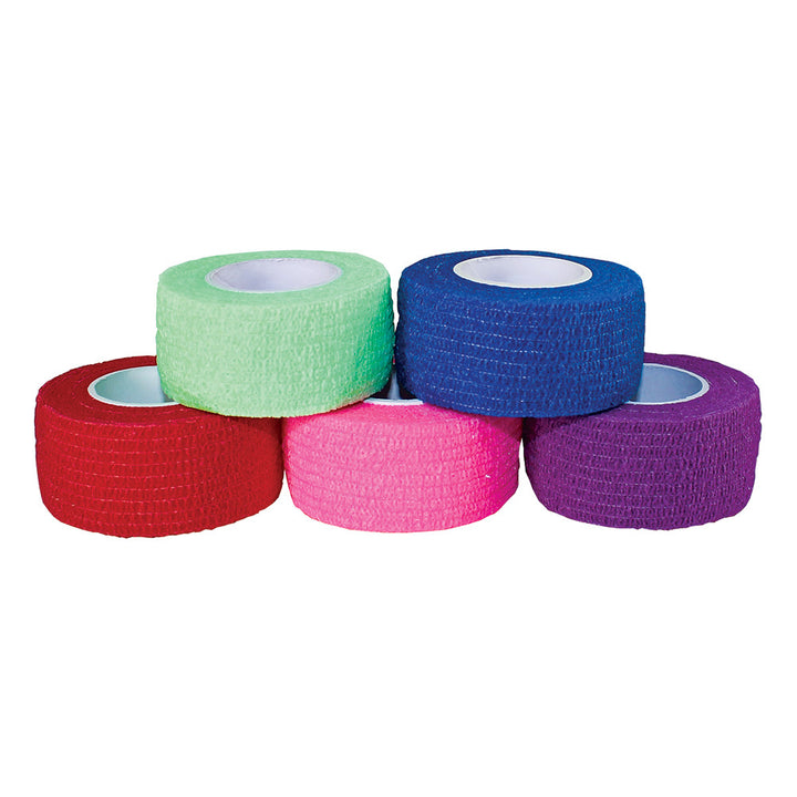 Cohesive Wrap - 1' x 5" Yds - MIXED COLORS - CASE - Ultimate Tattoo Supply