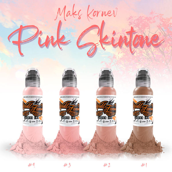 Maks Kornev's Pink Skintone Set - Ultimate Tattoo Supply
