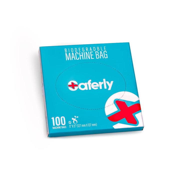 Saferly Machine Bags - Biodegradable - 5" x 5" - 100/bx - Ultimate Tattoo Supply