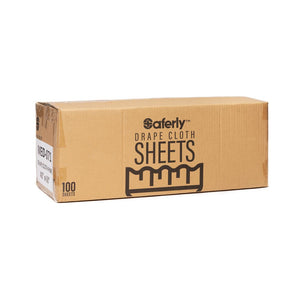 Saferly Pink Cloth Drape Sheets — 40" x 60" — Case of 100 - Ultimate Tattoo Supply