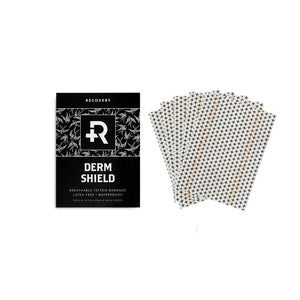 Recovery Derm Shield – Tattoo Adhesive Film – 5.9" x 7.9" Sheet Pack - Ultimate Tattoo Supply