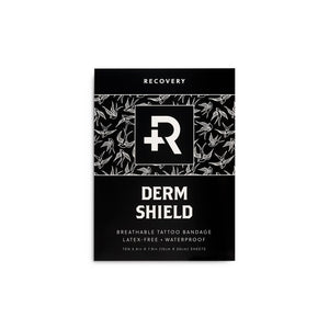 Recovery Derm Shield – Tattoo Adhesive Film – 5.9" x 7.9" Sheet Pack - Ultimate Tattoo Supply