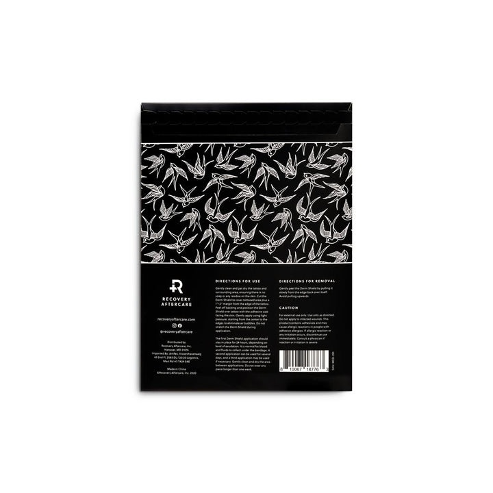 Recovery Derm Shield – Tattoo Adhesive Film – 5.9" x 7.9" Sheet Pack - Ultimate Tattoo Supply