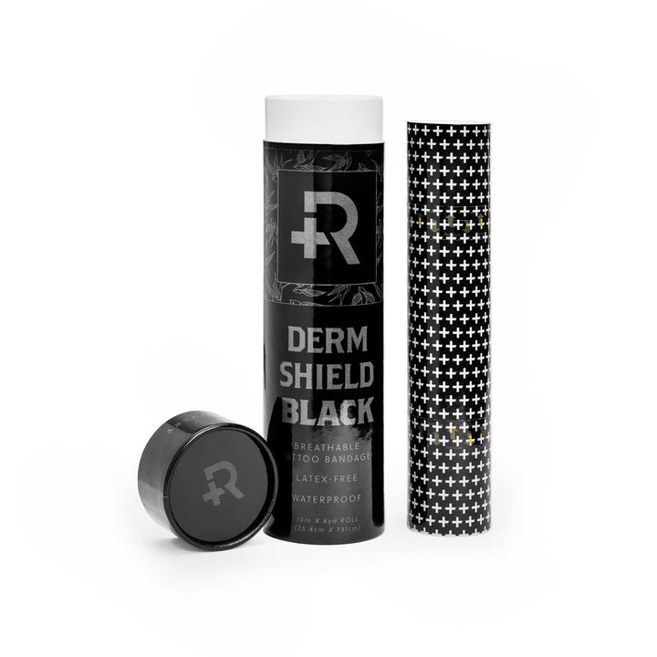 Recovery Derm Shield — 10" x 8 Yard Roll — Black - Ultimate Tattoo Supply