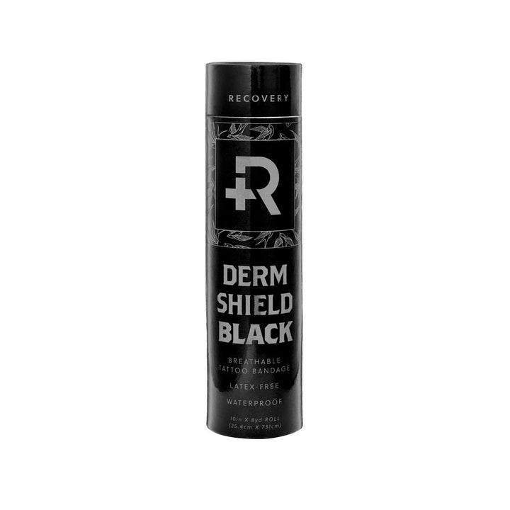 Recovery Derm Shield — 10" x 8 Yard Roll — Black - Ultimate Tattoo Supply