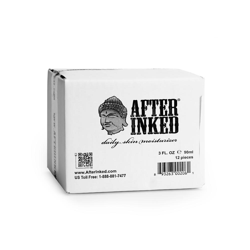 After Inked Tattoo Moisturizer and Lotion — Tattoo Aftercare — 3oz — Case of 12 - Ultimate Tattoo Supply