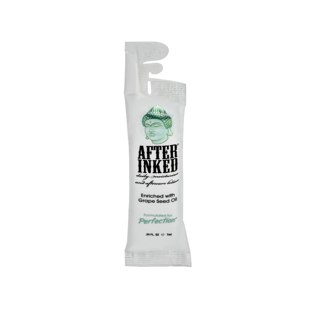 After Inked Tattoo Moisturizer and Aftercare Lotion — 7ml Pillow Pack - Ultimate Tattoo Supply