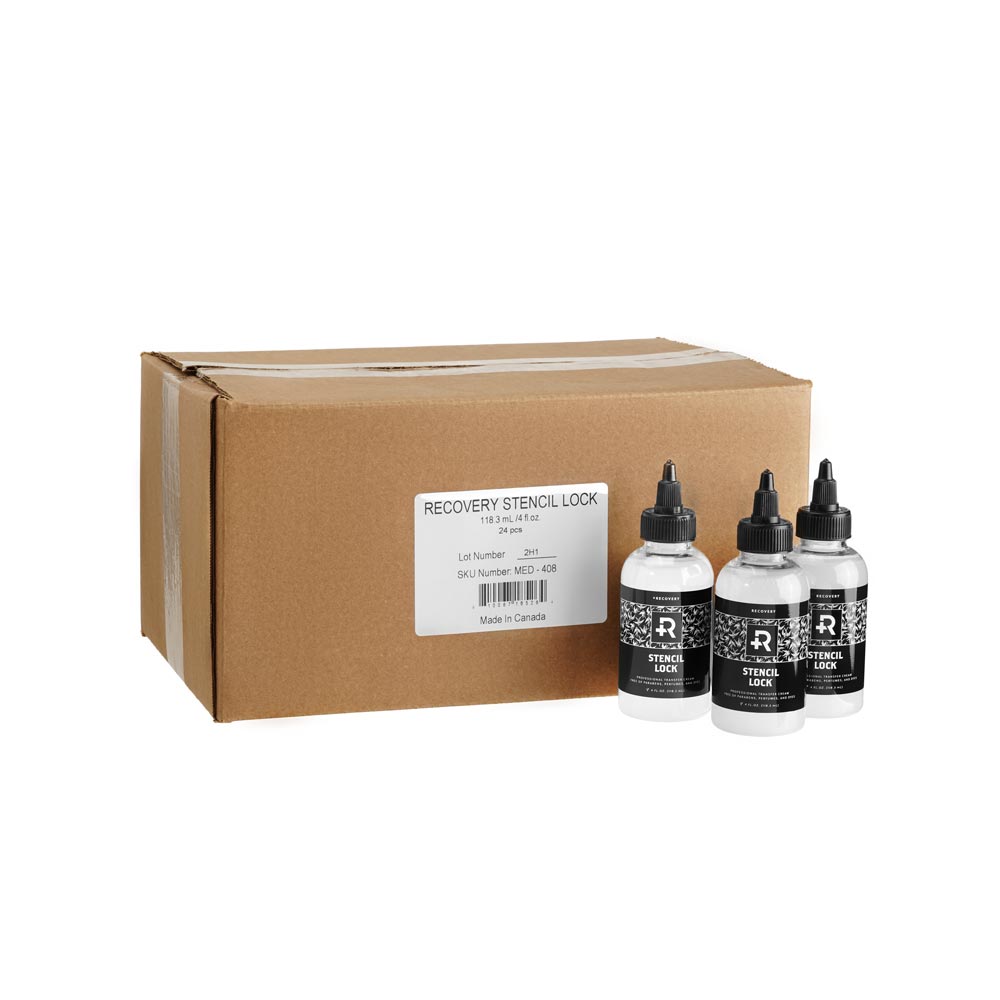 Recovery Stencil Lock 4 oz — Case of 24 - Ultimate Tattoo Supply