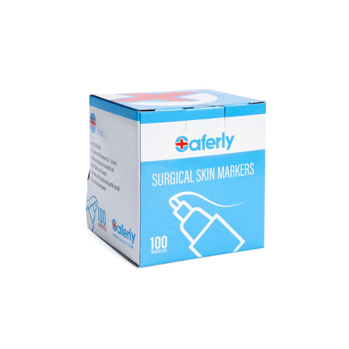 Saferly Fine Tip Surgical Skin Markers — Single or Case of 100 - Ultimate Tattoo Supply