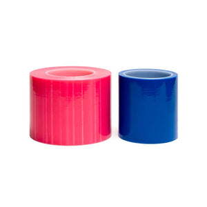 Saferly Blue Travel-Sized Barrier Film in Dispenser Box — 4” x 6” — Roll of 300 Sheets - Ultimate Tattoo Supply