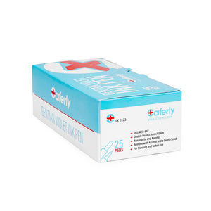 Saferly Professional Tattoo Stencil Markers — Box of 25 - Ultimate Tattoo Supply