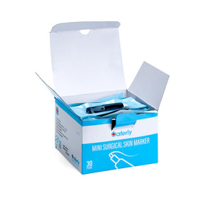 Saferly White Mini Surgical Skin Markers — Sterilized and Interchangeable — Box of 30 - Ultimate Tattoo Supply
