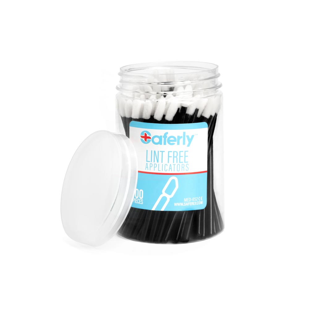 Saferly Lint Free Applicators — Tub of 100 - Ultimate Tattoo Supply