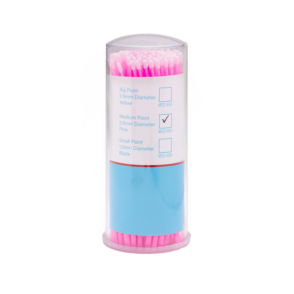 Saferly Disposable Micro Applicators — 100 Pieces — Pick Diameter - Ultimate Tattoo Supply