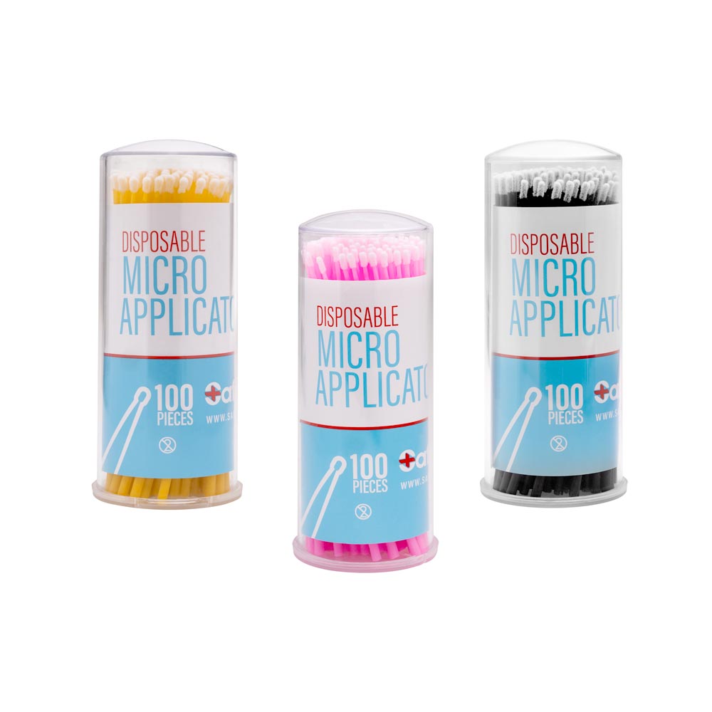 Saferly Disposable Micro Applicators — 100 Pieces — Pick Diameter - Ultimate Tattoo Supply