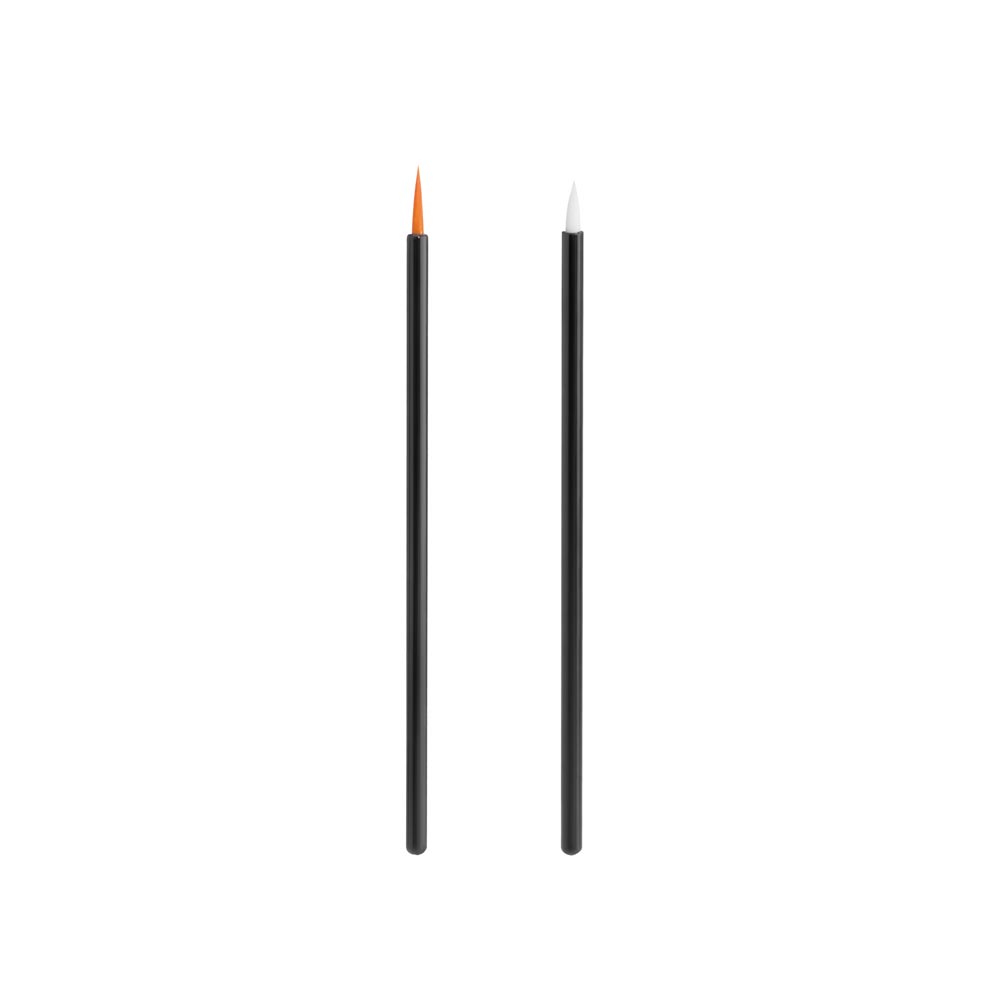 Saferly Disposable Eyeliner/Detail Brushes — Fine Tip — Pack of 50 - Ultimate Tattoo Supply