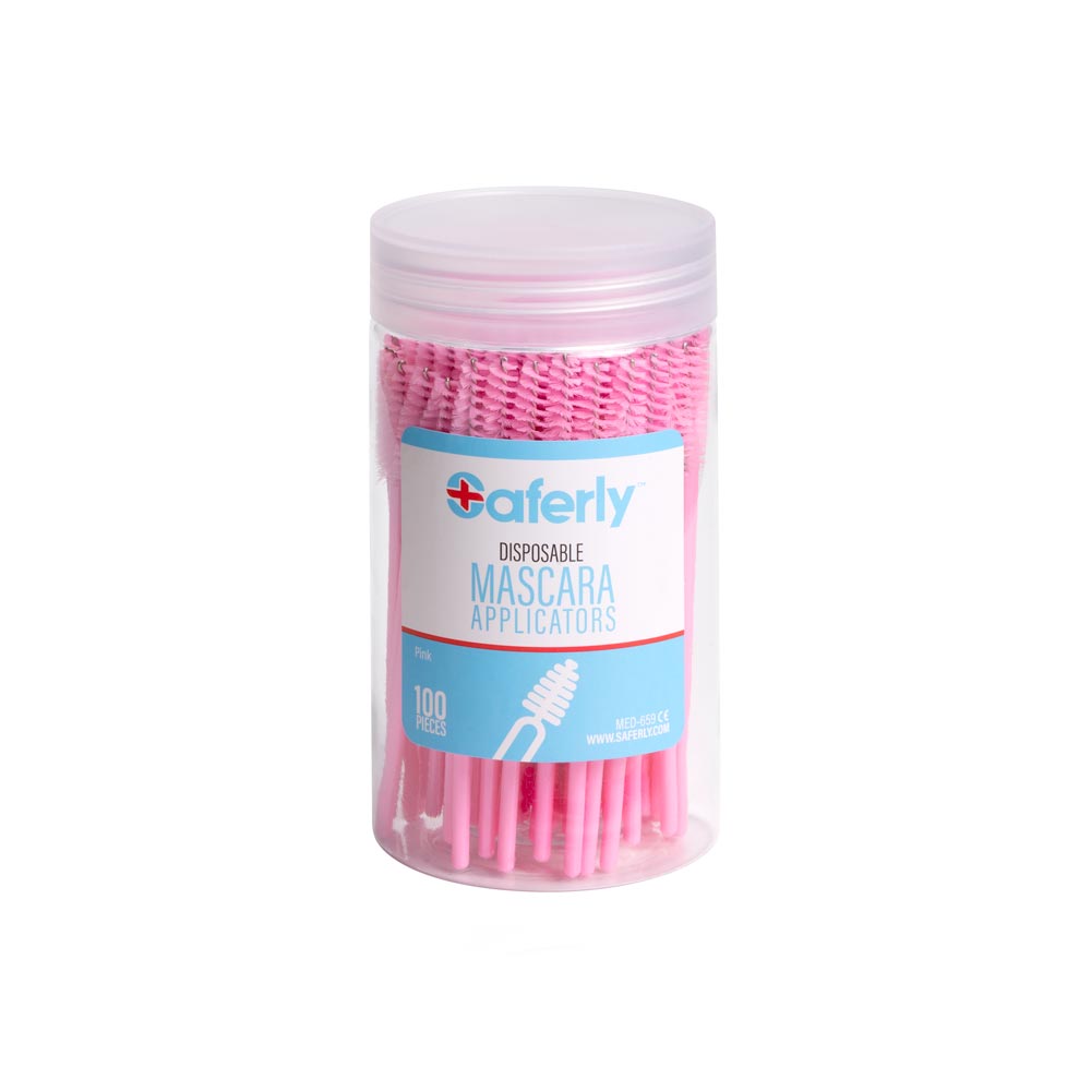 Saferly Disposable Mascara Applicators — Tub of 100 - Ultimate Tattoo Supply