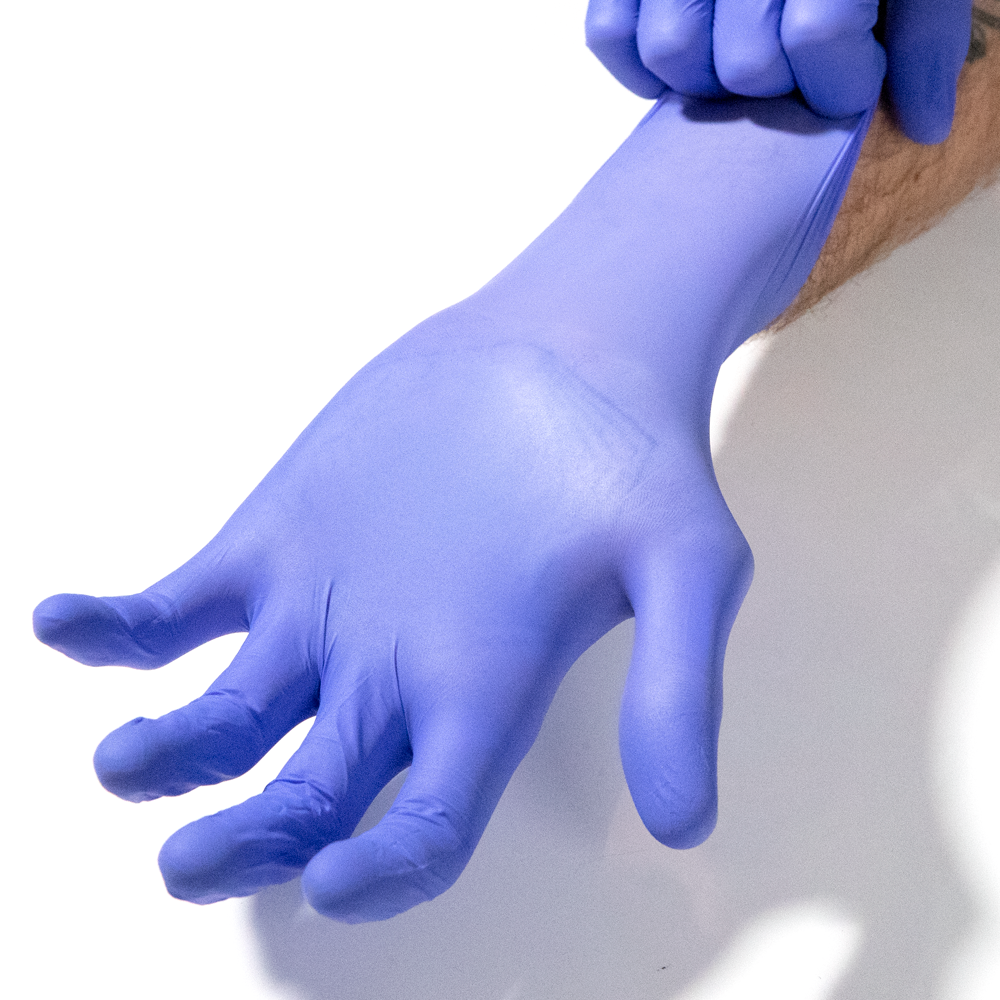 Opus Blue Nitrile Exam Gloves PF - Multi Pack - Ultimate Tattoo Supply