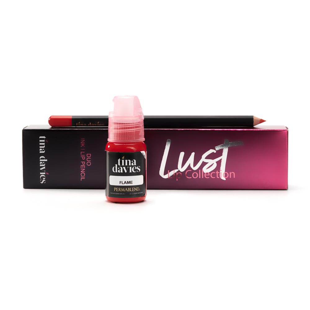 Tina Davies Lip Duo — Perma Blend — Flame