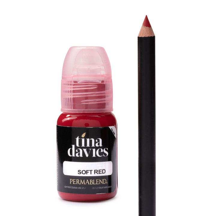 Tina Davies Lip Duo — Perma Blend — Soft Red - Ultimate Tattoo Supply