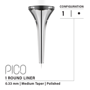 Vertix Pico PMU Membrane Cartridge Needles — Box of 20 - Ultimate Tattoo Supply